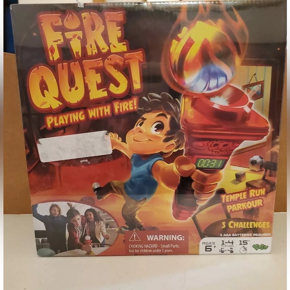 Fire Quest - Playing with Fire - Family Activity Board Game by Yulu 5 Challenges